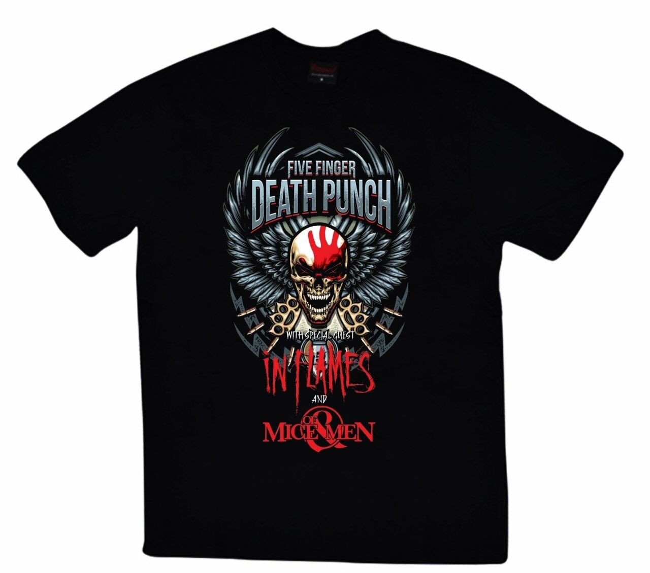 Five Finger Death Punch Baskılı T-shirt
