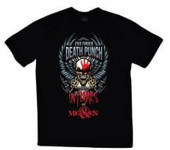 Five Finger Death Punch Baskılı T-shirt