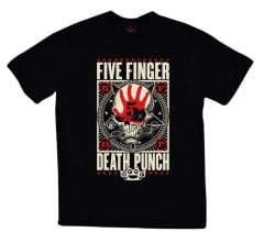 Five Finger Death Punch Baskılı T-shirt