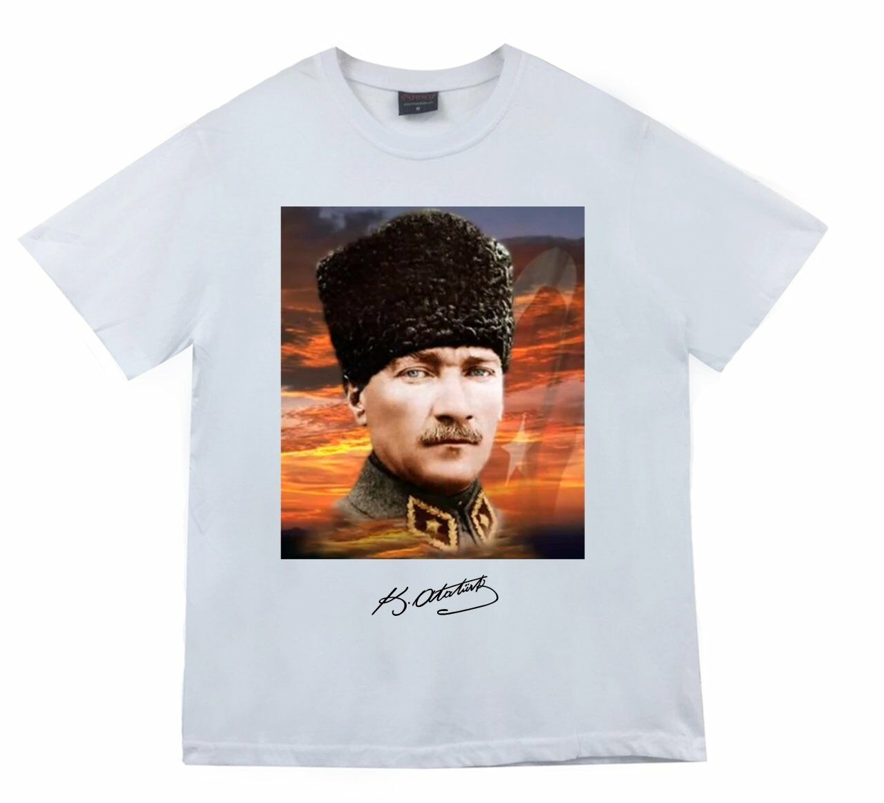 Gazi Mustafa Kemal Atatürk Baskılı T-shirt