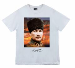 Gazi Mustafa Kemal Atatürk Baskılı T-shirt