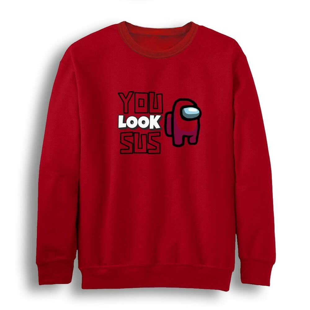 Among Us Oyun Baskılı Bisiklet Yaka Sweatshirt
