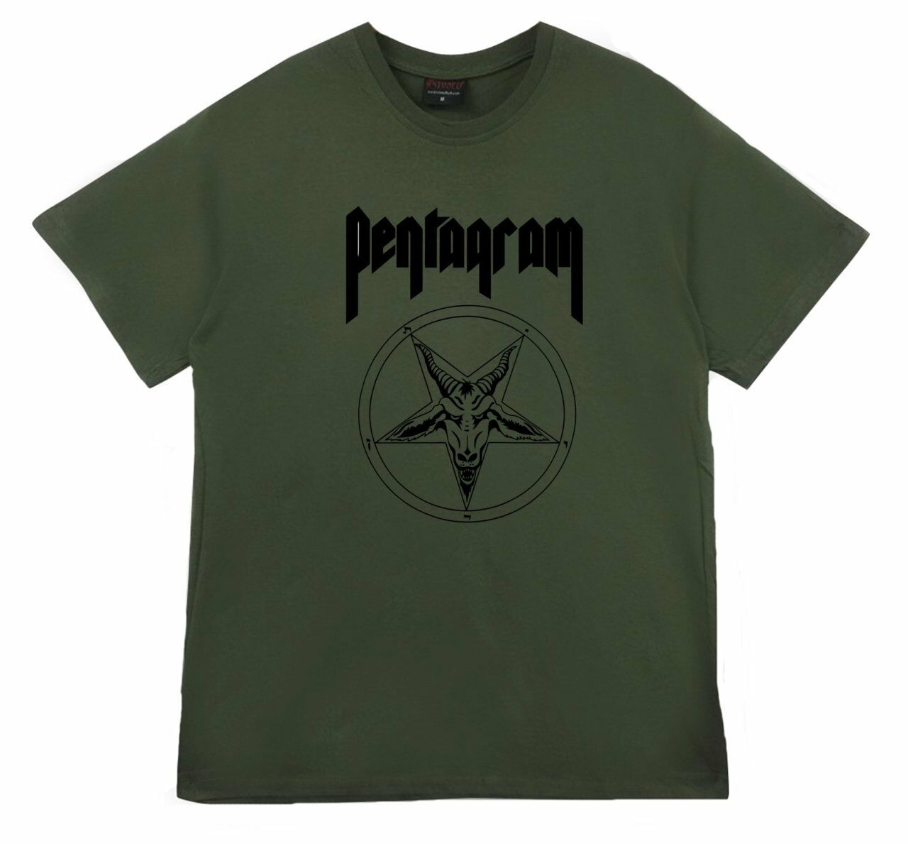 Pentagram Baskılı T-shirt