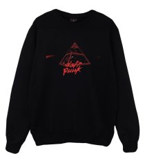 Daft Punk Baskılı Sweatshirt SİYAH - XS