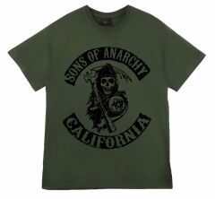 Sons Of Anarchy Baskılı T-shirt