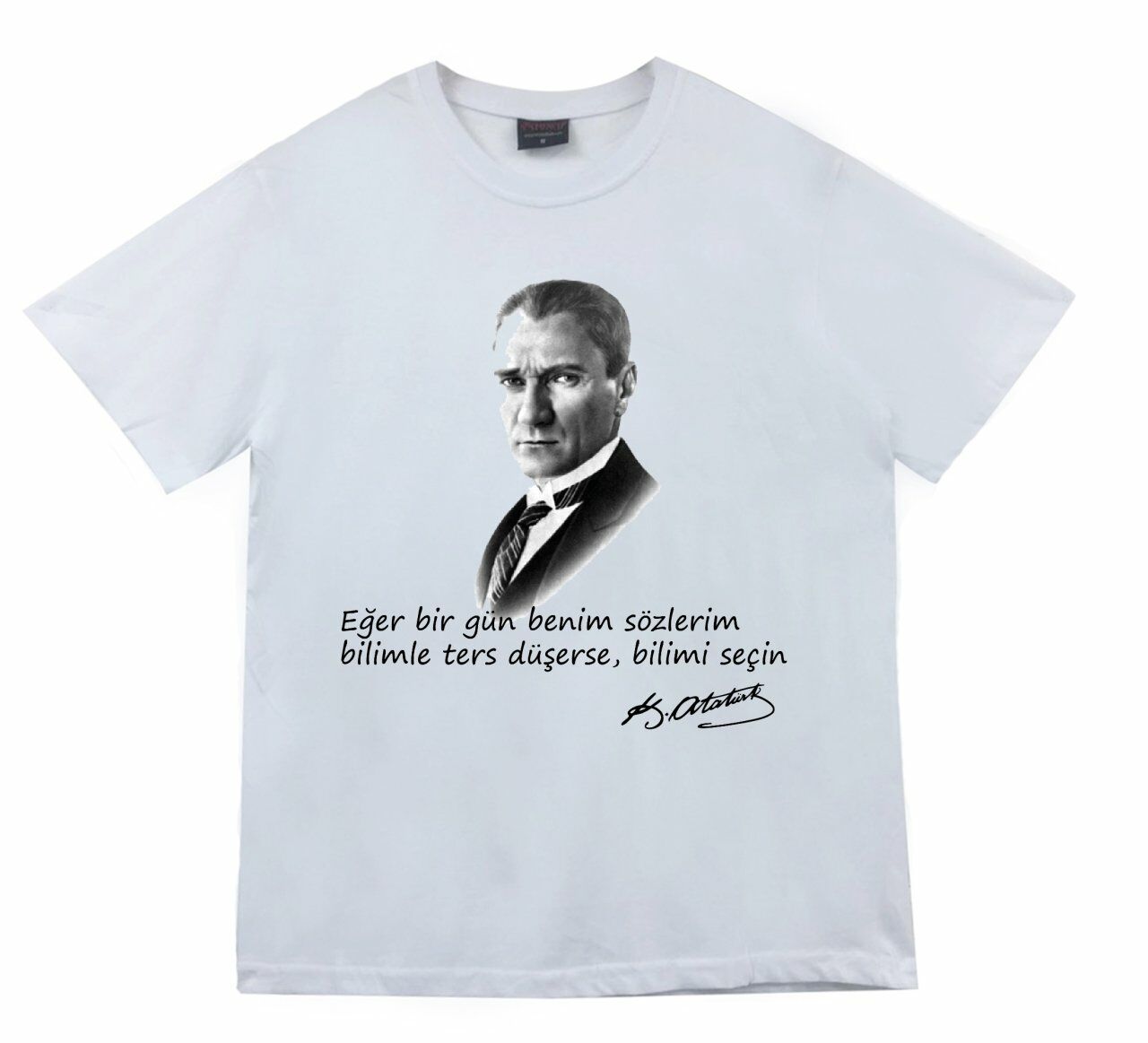 Gazi Mustafa Kemal Atatürk Baskılı T-shirt