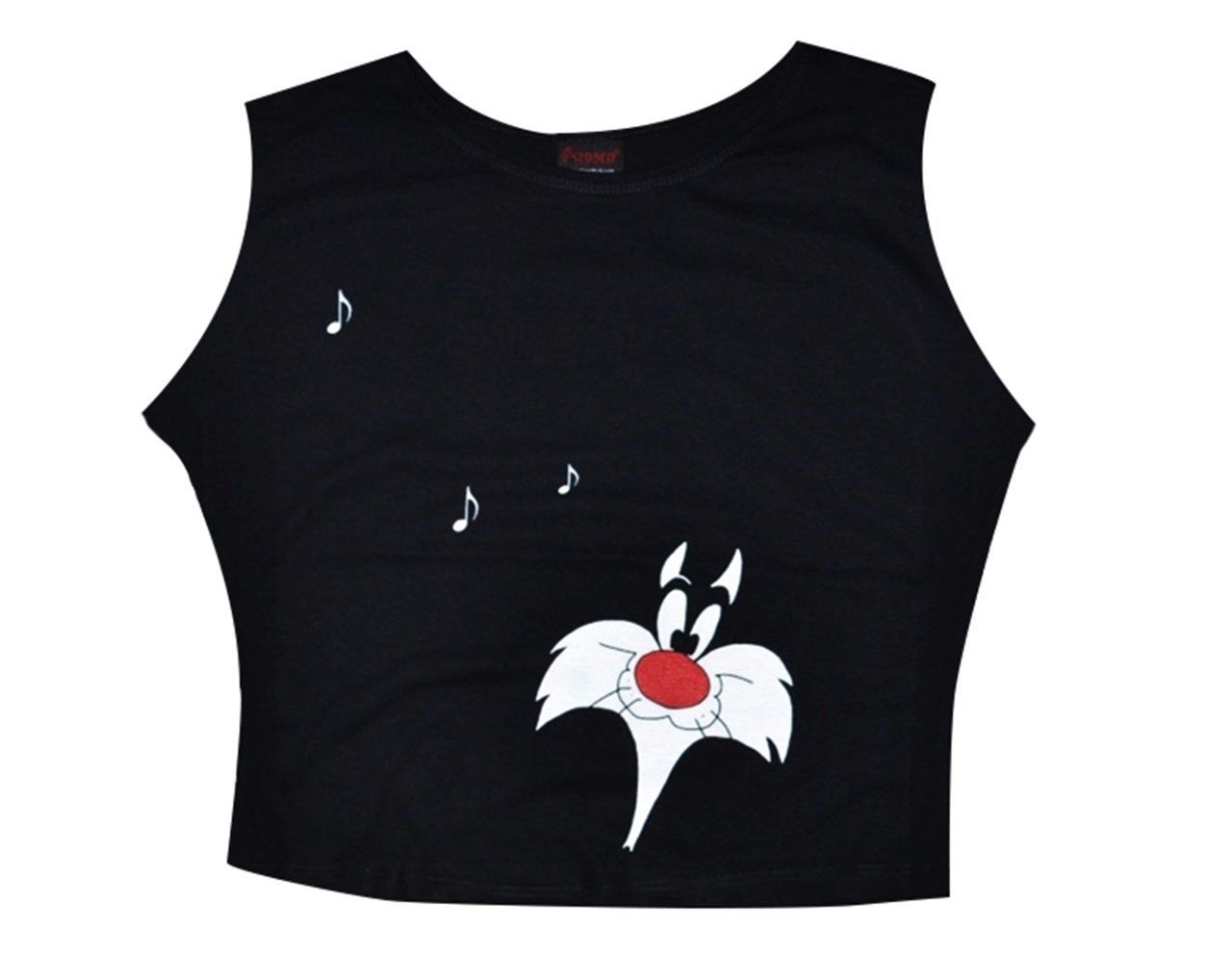 SYLVESTER Baskılı Göbek Üstü-Yarım T-shirt