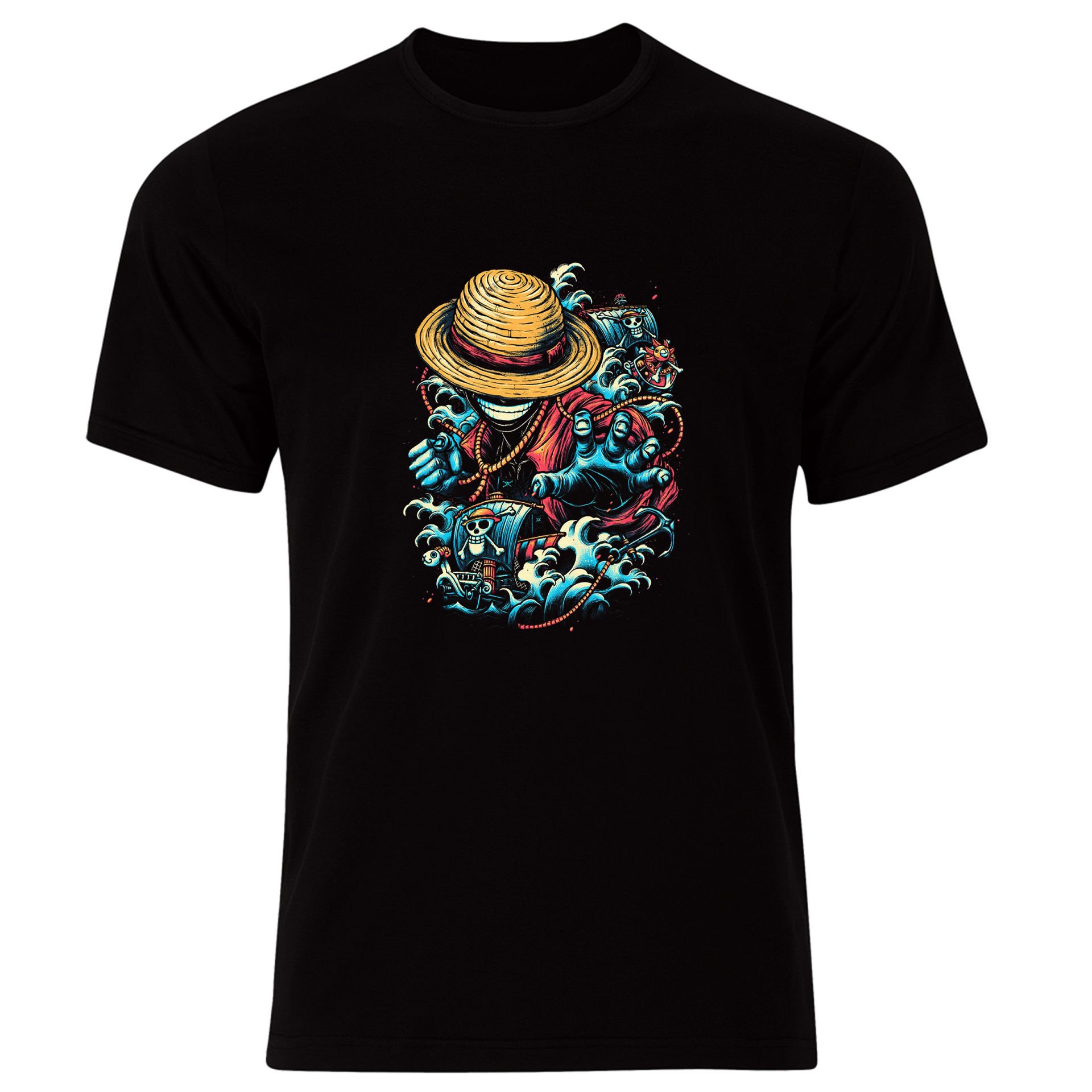 One Piece Anime Baskılı Tshirt