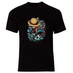 One Piece Anime Baskılı Tshirt