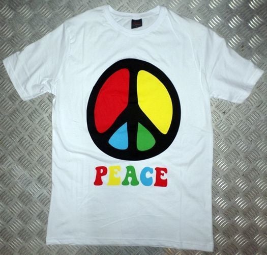 PEACE Baskılı T-shirt