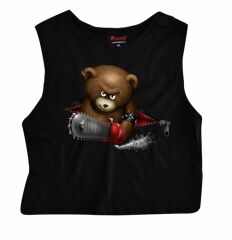 TEDDY Baskılı Göbek Üstü-Yarım T-shirt