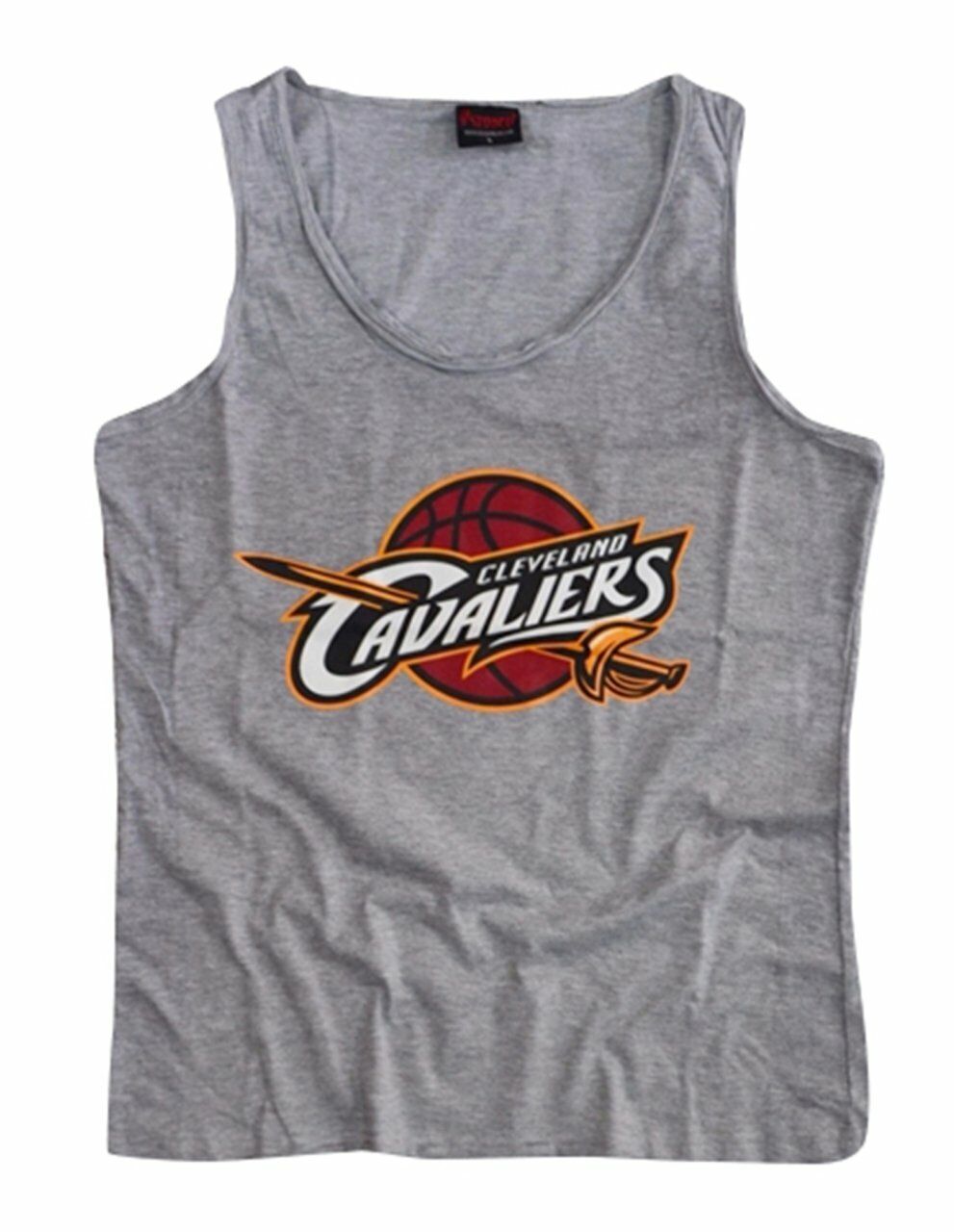 Cleveland Cavaliers Baskılı Sıfır Kol T-Shirt BORDO - XS