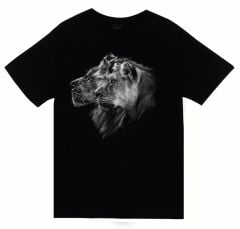 Aslan Kaplan Baskılı T-shirt