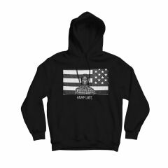 ASAP Rocky Baskılı Kapşonlu Sweatshirt