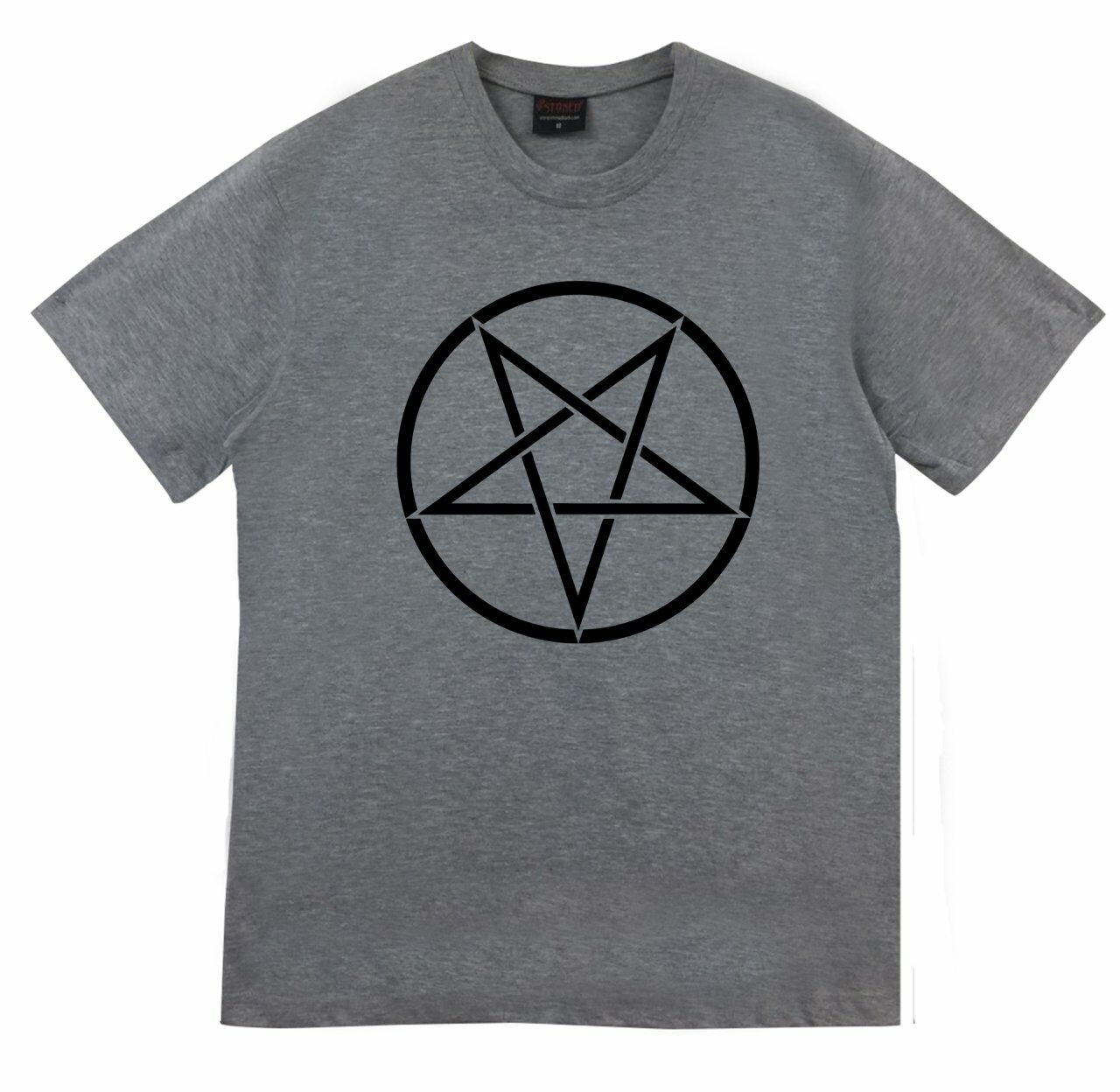 Pentagram Baskılı T-shirt