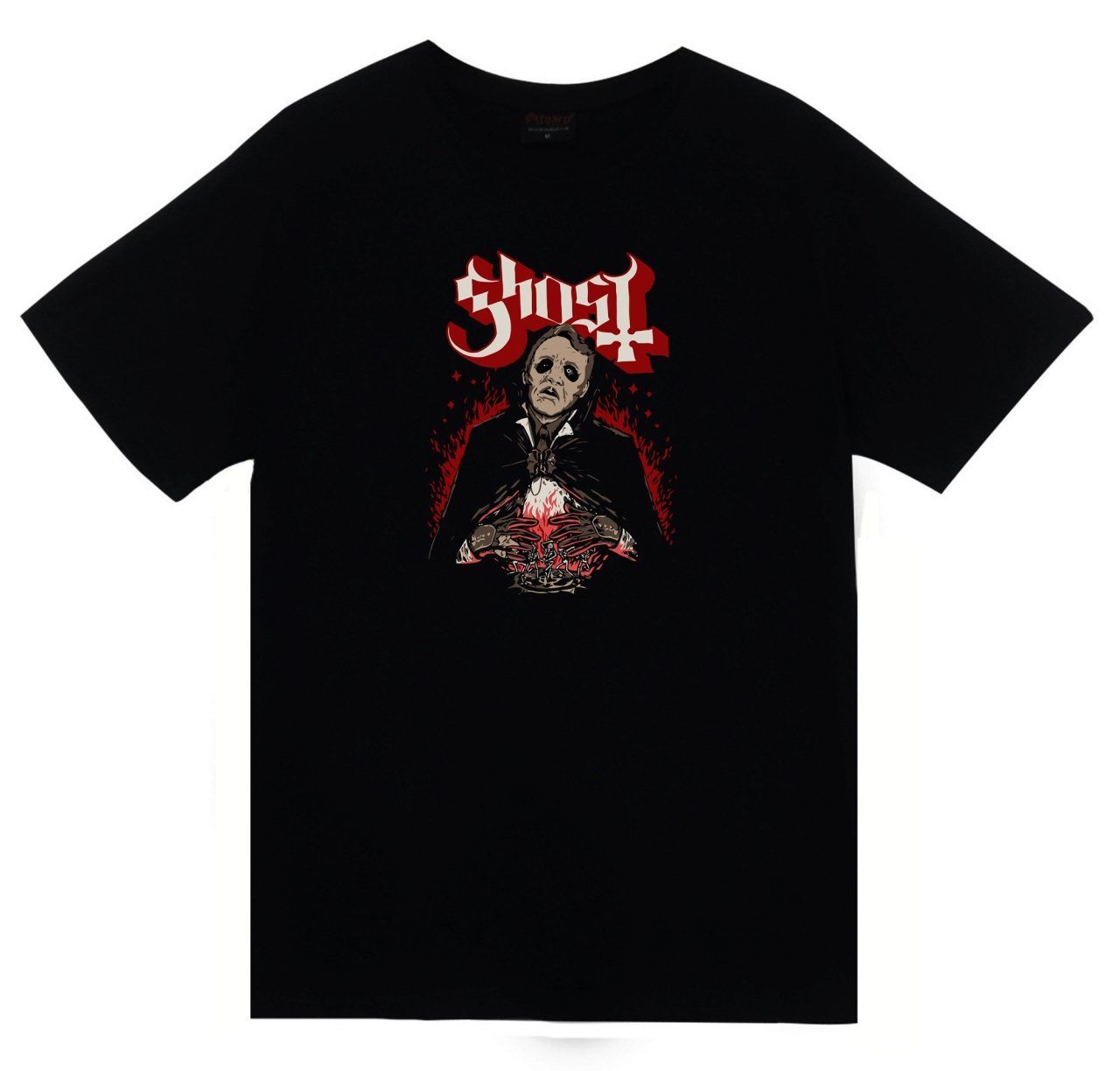 Ghost Baskılı T-shirt