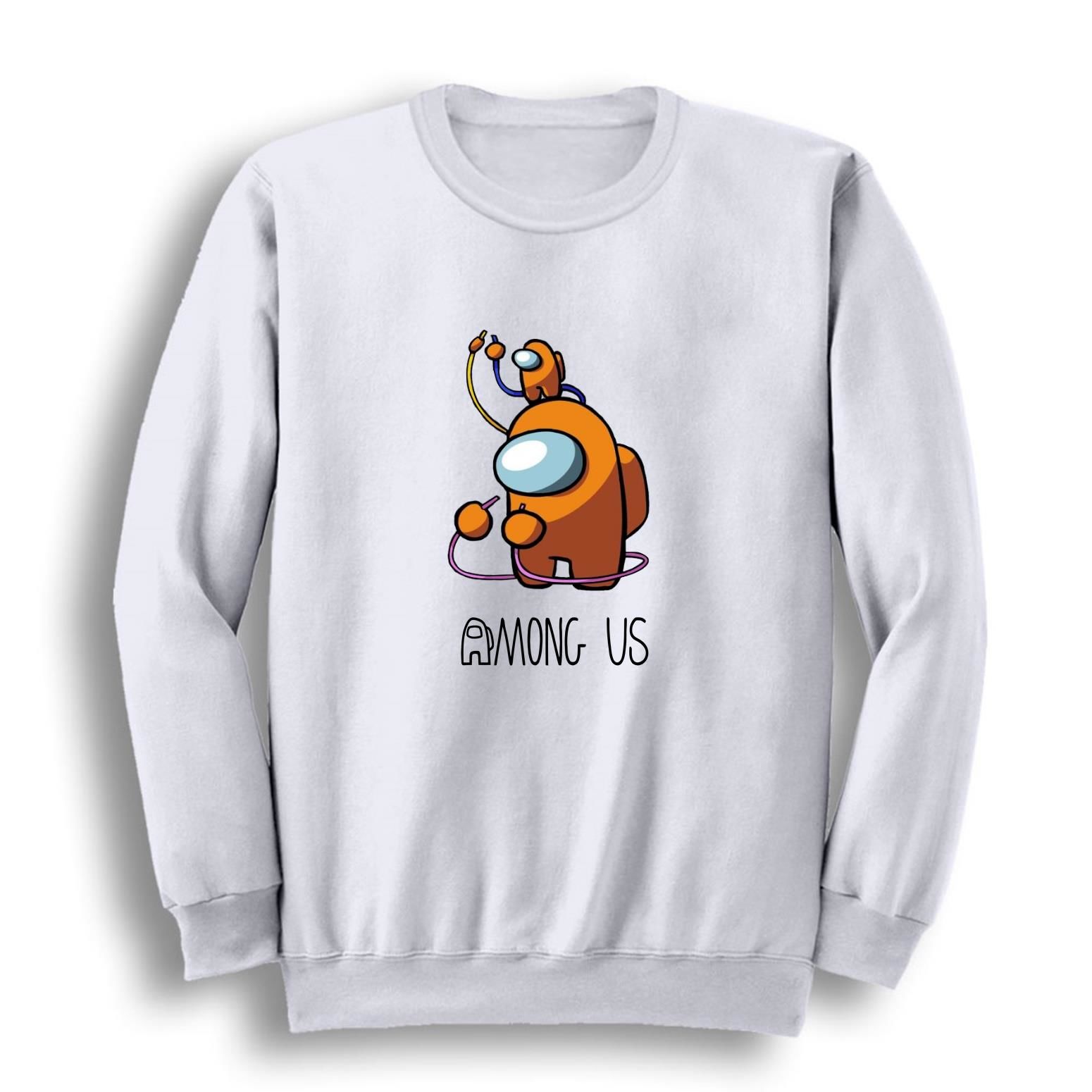 Among Us Oyun Baskılı Bisiklet Yaka Sweatshirt