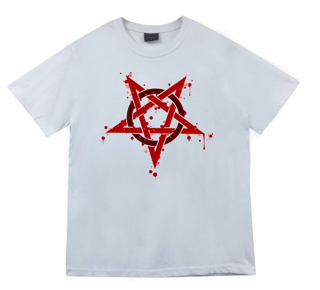 Pentagram Baskılı T-shirt