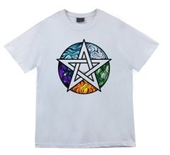 Pentagram Baskılı T-shirt