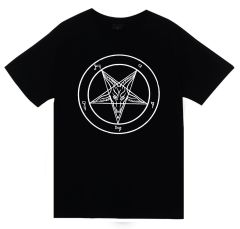 Pentagram Baskılı T-shirt