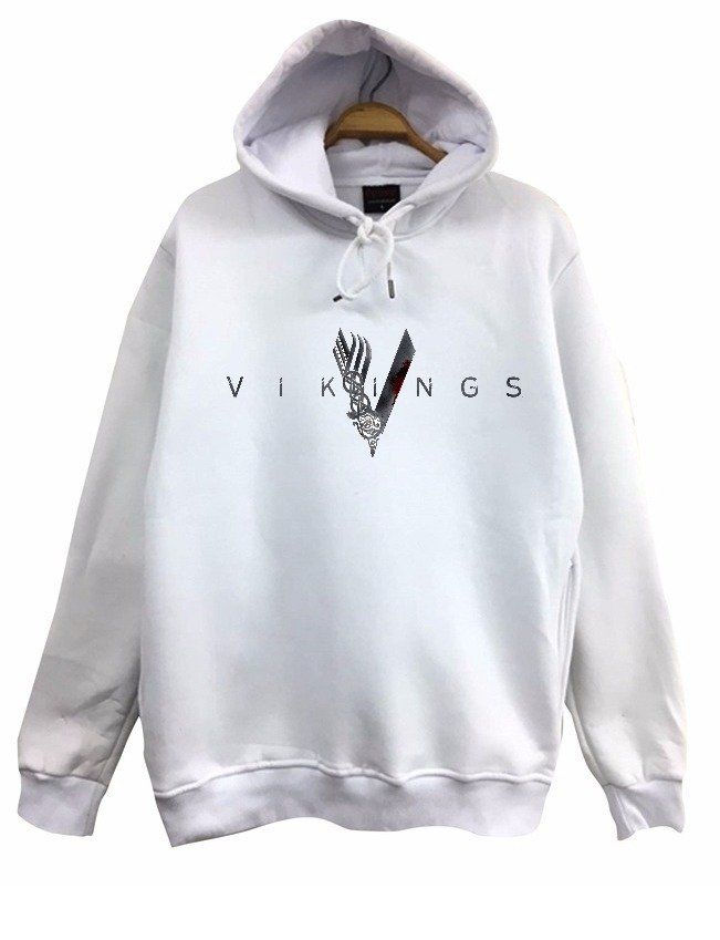 VIKINGS Baskılı Sweatshirt