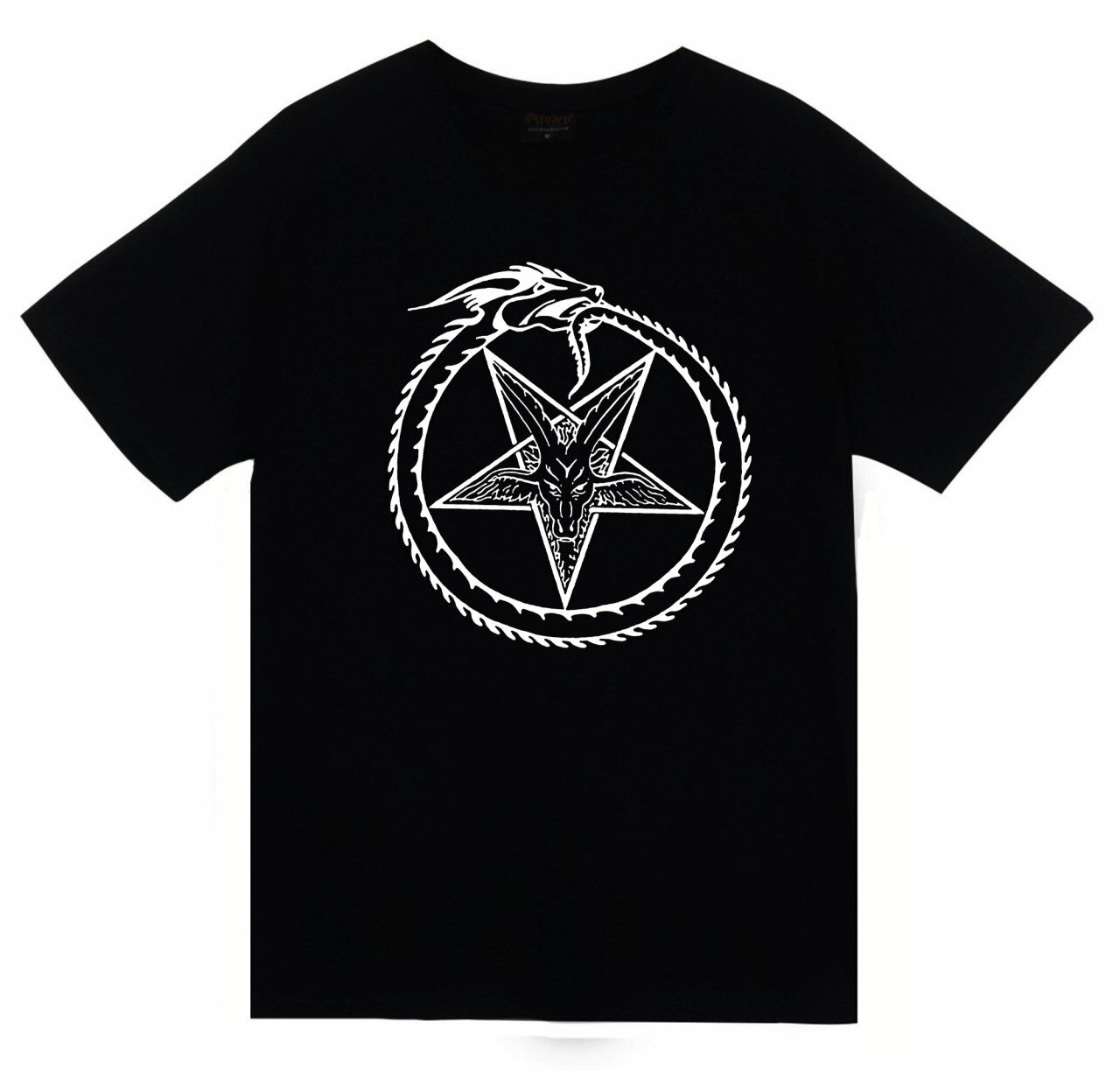 Pentagram Baskılı T-shirt