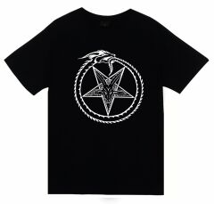 Pentagram Baskılı T-shirt