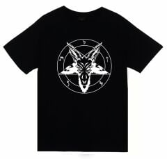 Pentagram Baskılı T-shirt