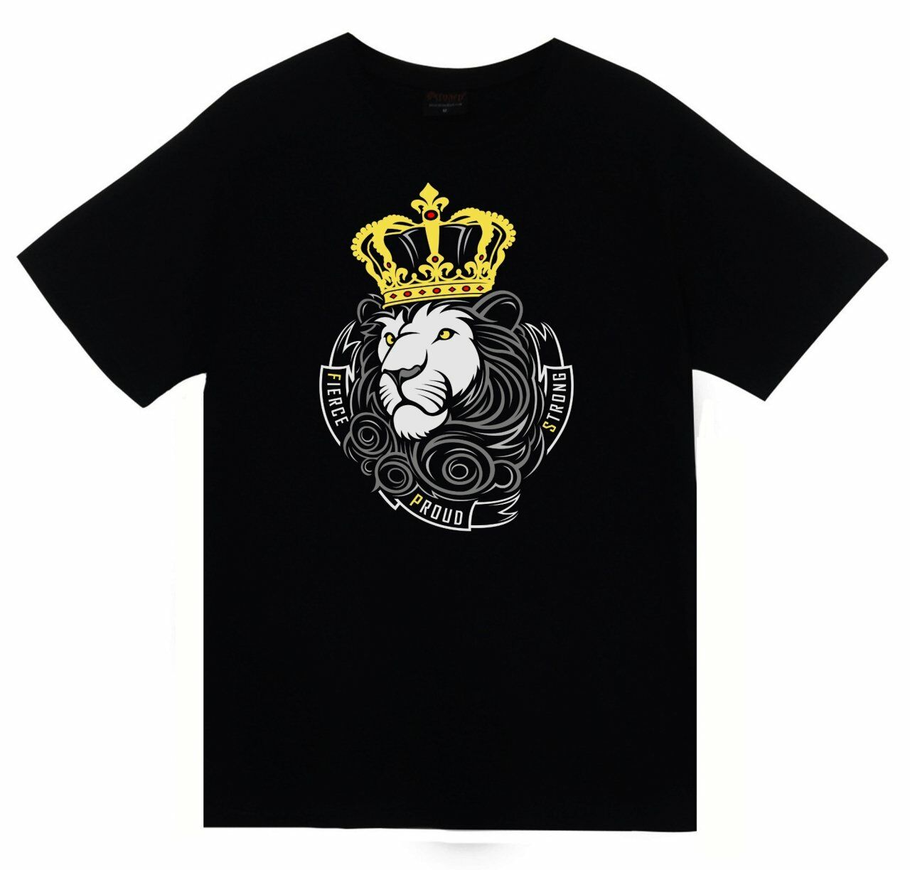 Aslan Kral Baskılı T-shirt