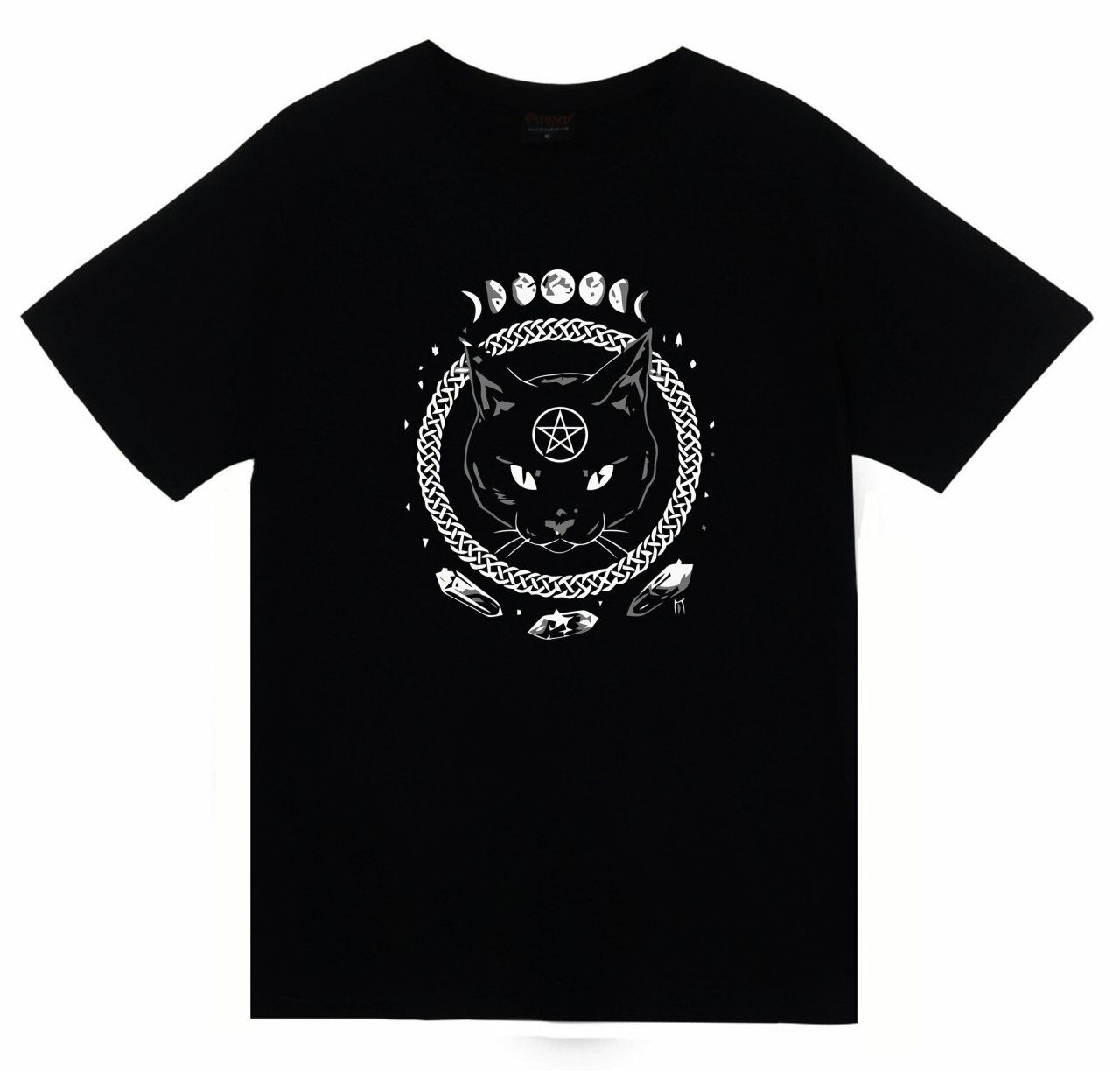 Pentagram Baskılı T-shirt