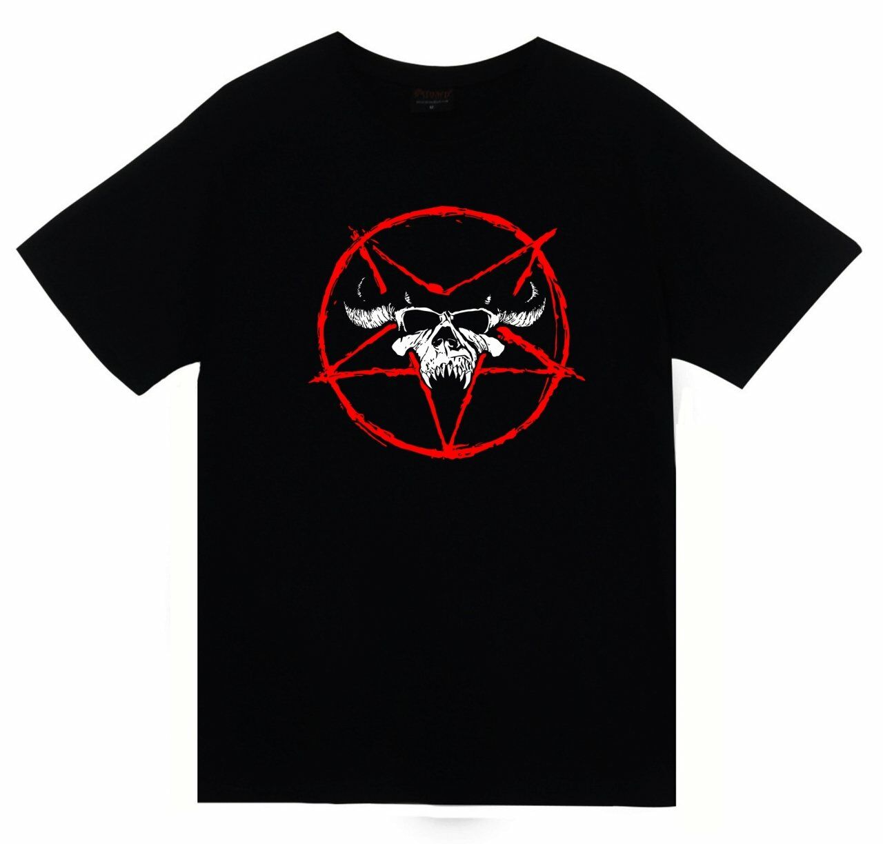 Pentagram Baskılı T-shirt