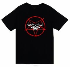 Pentagram Baskılı T-shirt