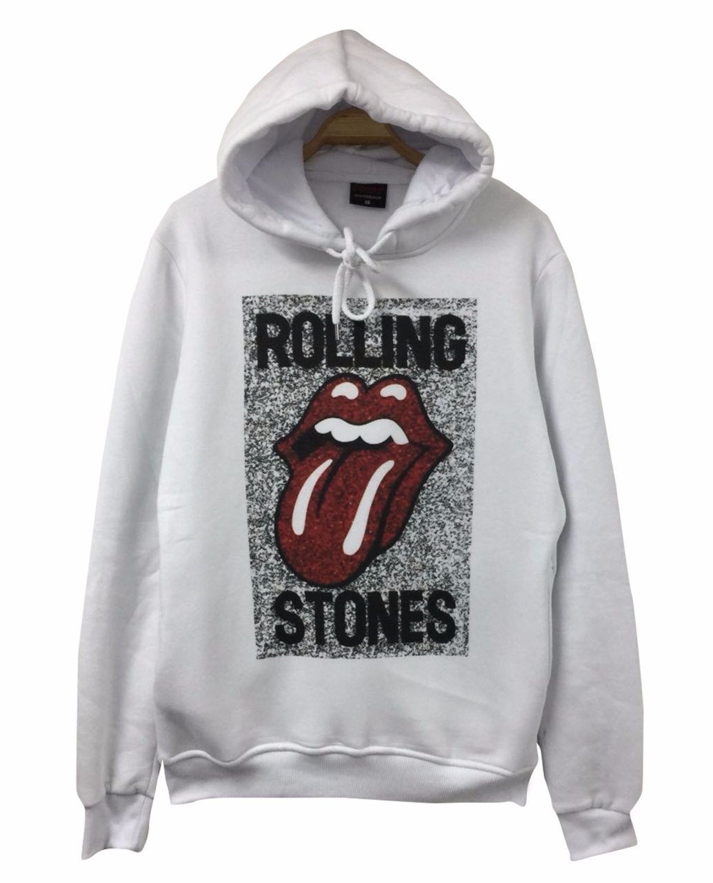 Rolling stones hoodie white sales
