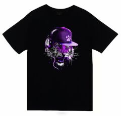 Kaplan Baskılı T-shirt