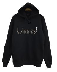 Vikings Baskılı Kapüşonlu Sweatshirt