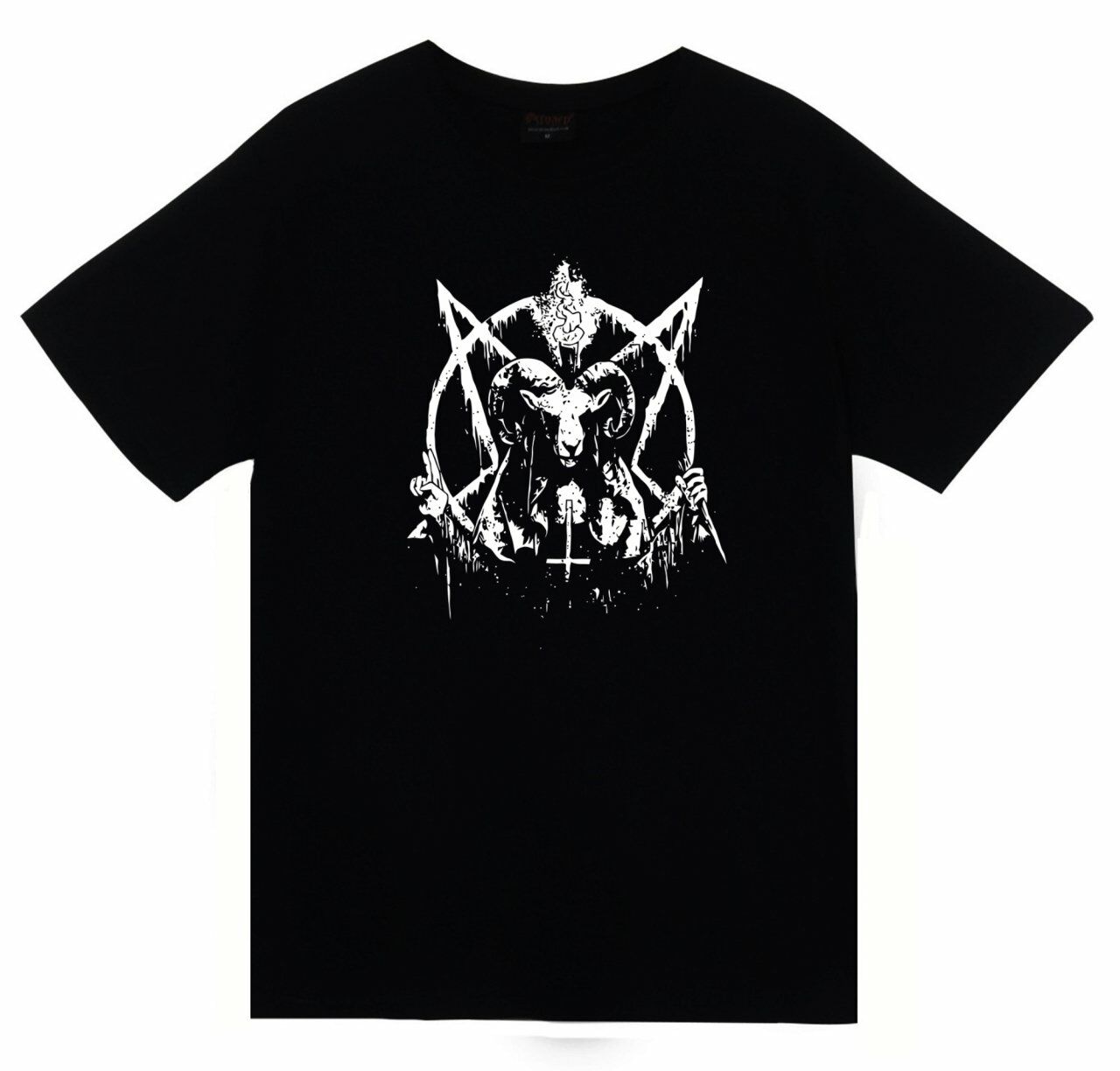 Pentagram Baskılı T-shirt