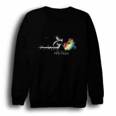 Pink Floyd Baskılı Sweatshirt