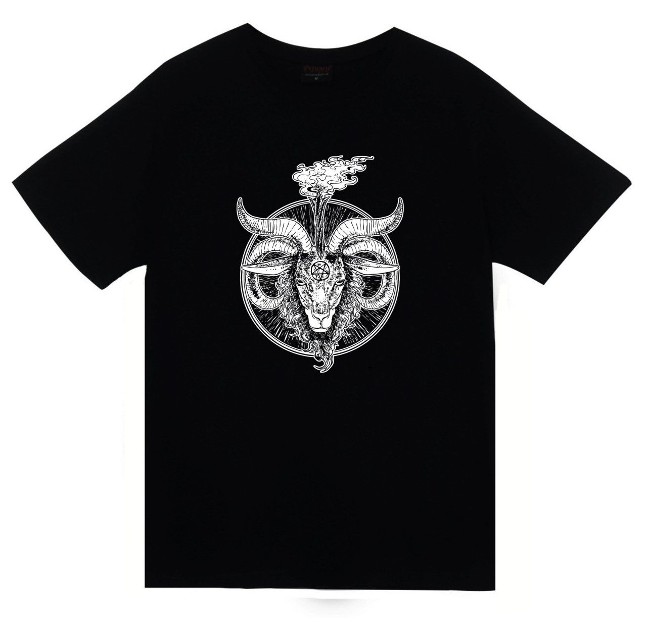 Pentagram Baskılı T-shirt