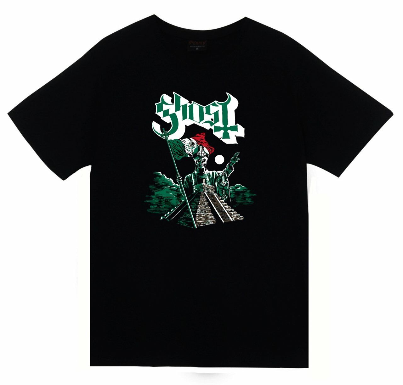 Ghost Baskılı T-shirt