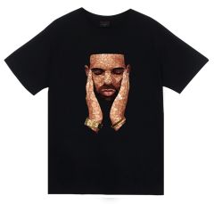 Drake Baskılı T-shirt