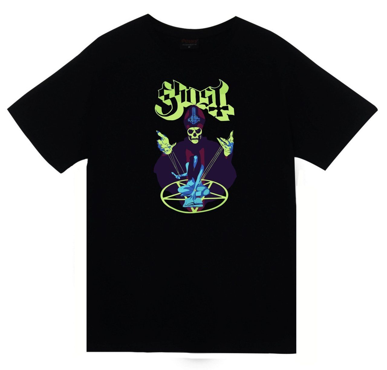 Ghost Baskılı T-shirt