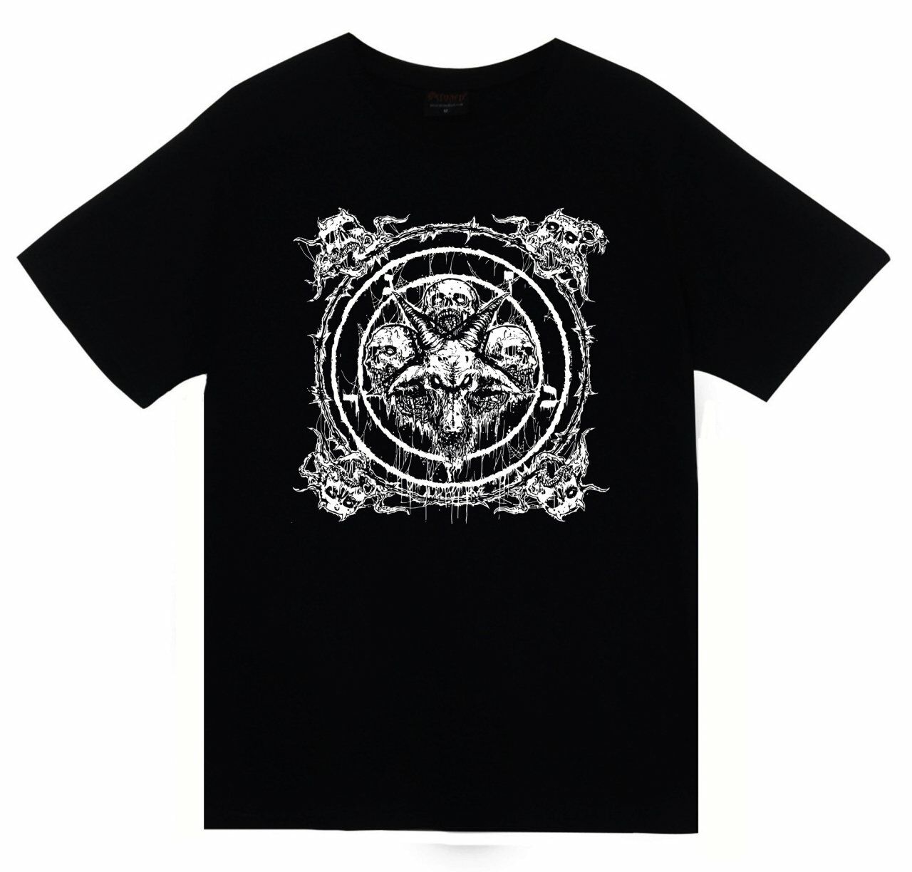 Pentagram Baskılı T-shirt