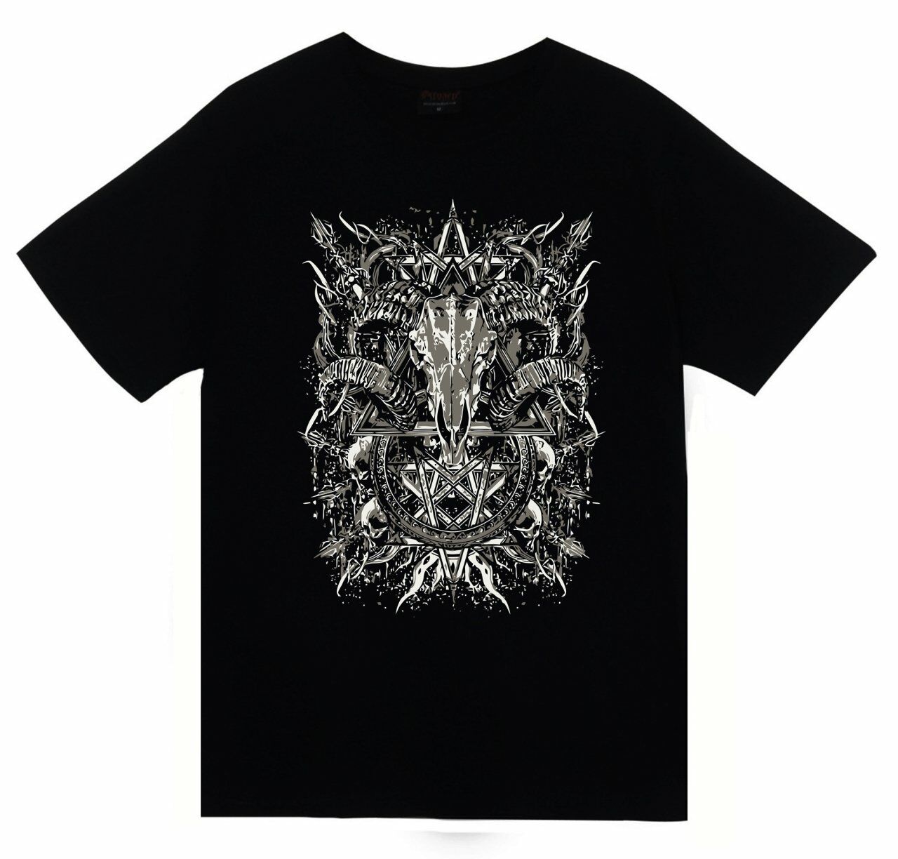 Pentagram Baskılı T-shirt