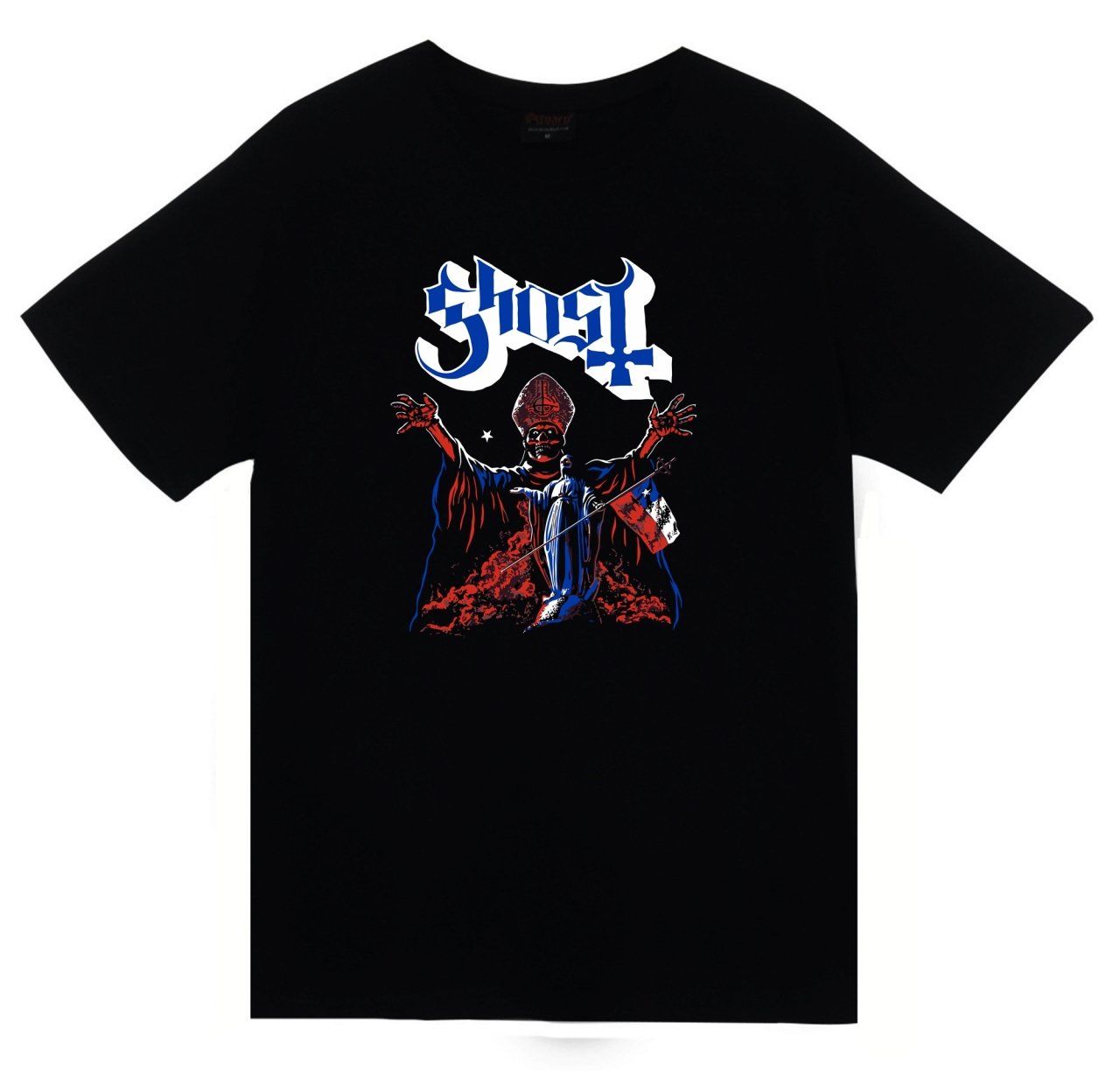 Ghost Baskılı T-shirt