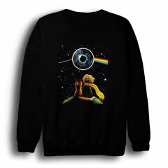 Pink Floyd Baskılı Sweatshirt