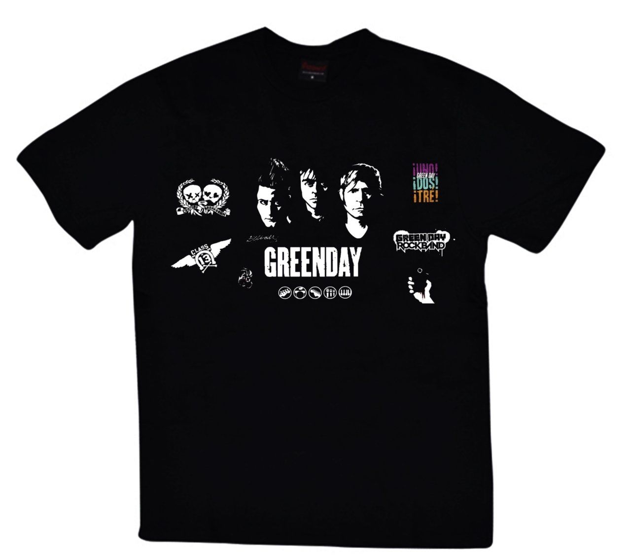 Green Day Baskılı T-shirt