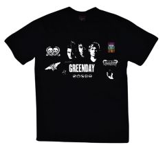 Green Day Baskılı T-shirt