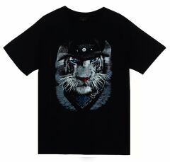 Kaplan Baskılı T-shirt
