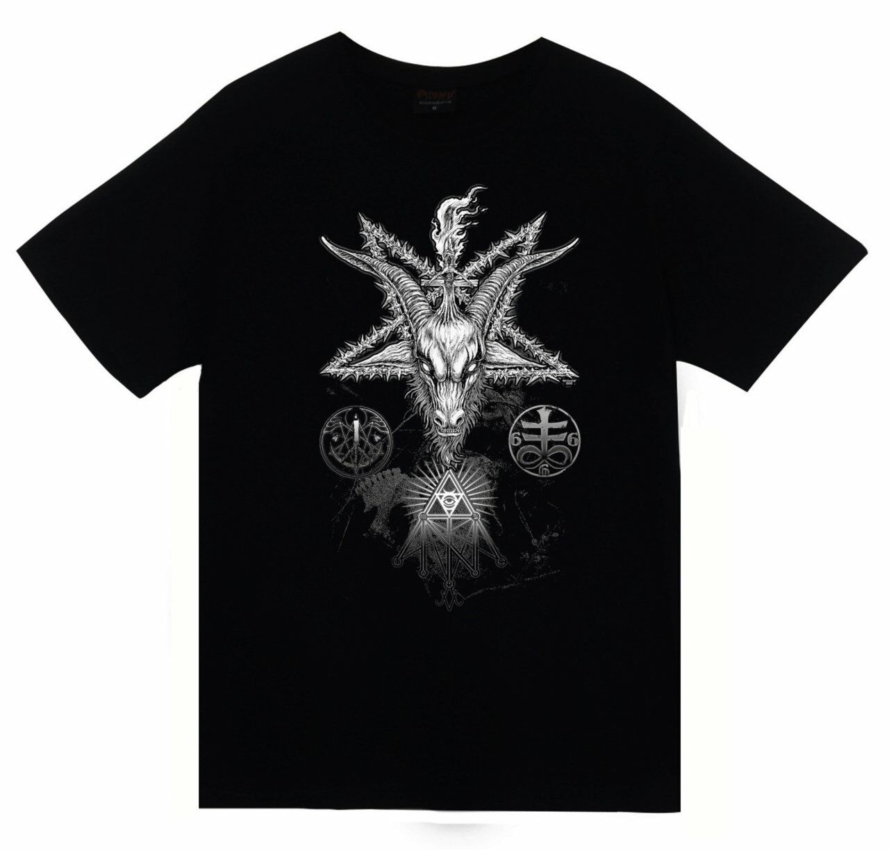 Pentagram Baskılı T-shirt