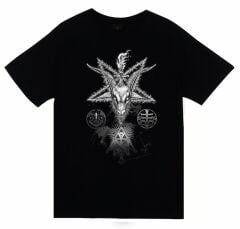 Pentagram Baskılı T-shirt